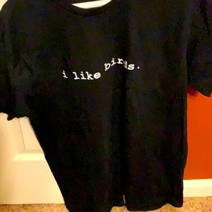 Men’s 100% cotton T-shirt, I like birds🦜